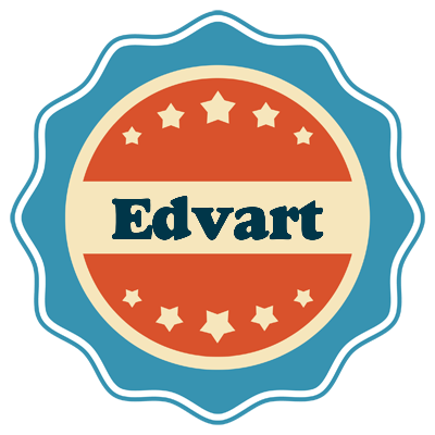 Edvart labels logo