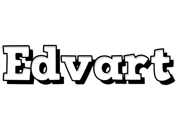 Edvart snowing logo