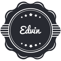 Edvin badge logo