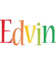 Edvin birthday logo