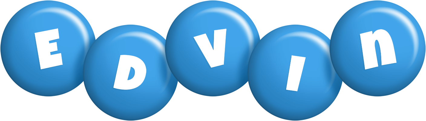 Edvin candy-blue logo