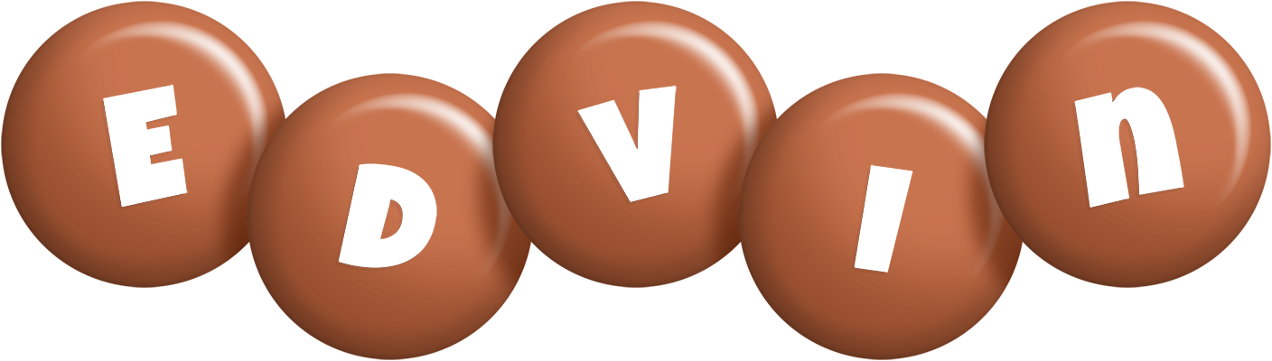 Edvin candy-brown logo