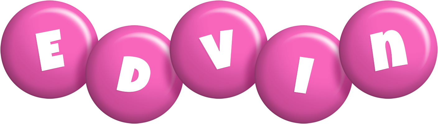 Edvin candy-pink logo