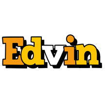 Edvin cartoon logo