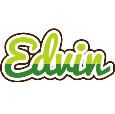 Edvin golfing logo