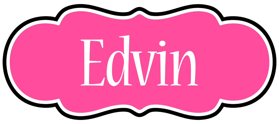 Edvin invitation logo