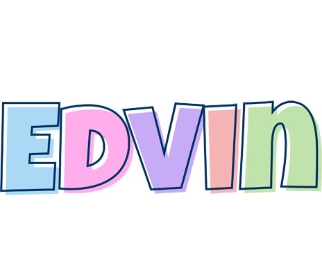 Edvin pastel logo