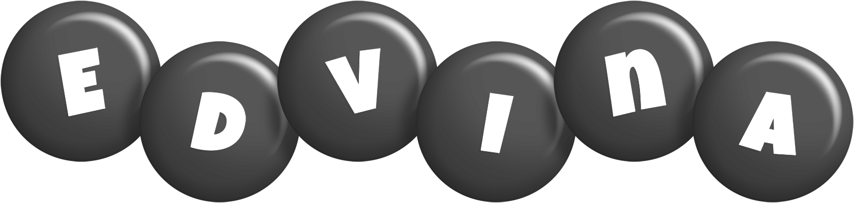 Edvina candy-black logo
