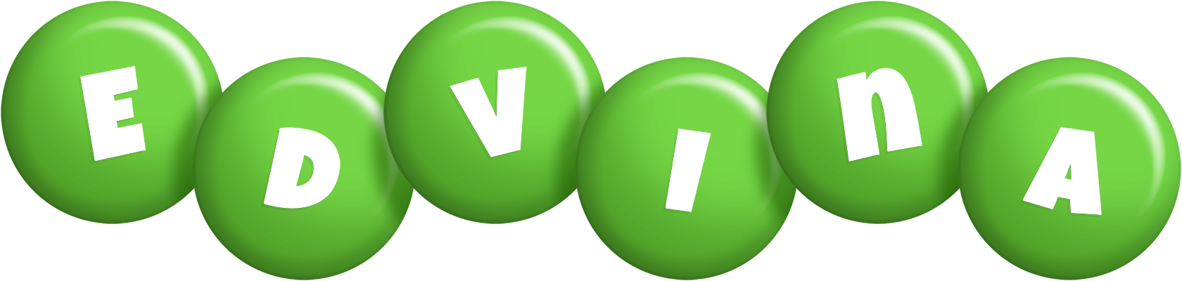 Edvina candy-green logo