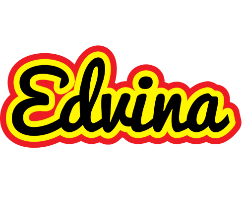 Edvina flaming logo