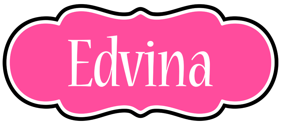 Edvina invitation logo