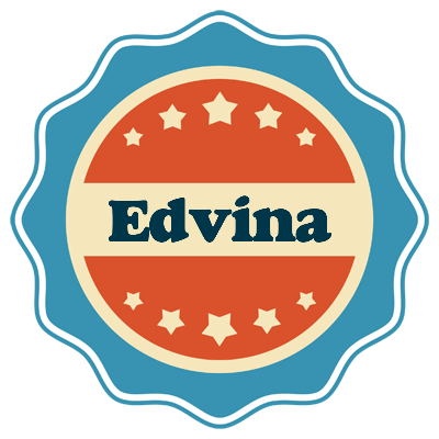 Edvina labels logo