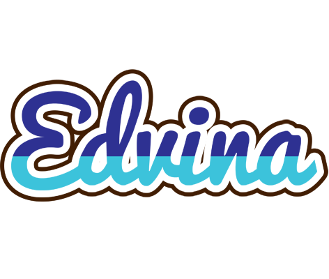 Edvina raining logo