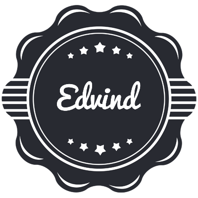 Edvind badge logo
