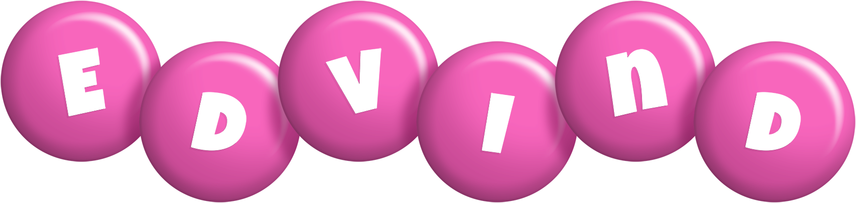 Edvind candy-pink logo