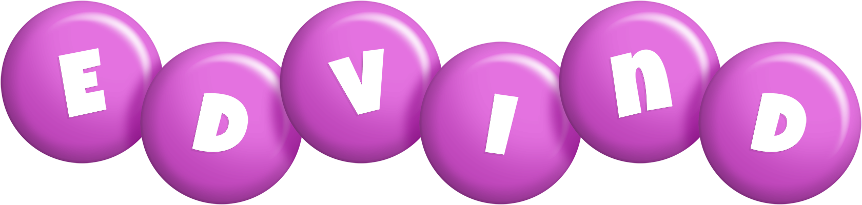 Edvind candy-purple logo