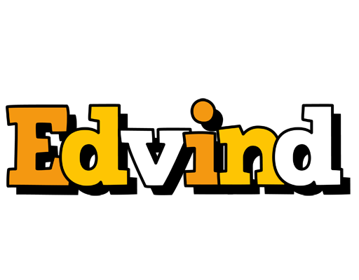 Edvind cartoon logo