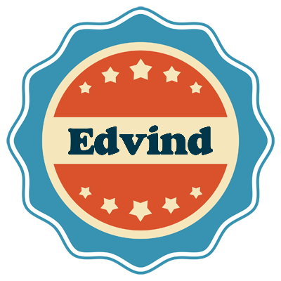 Edvind labels logo