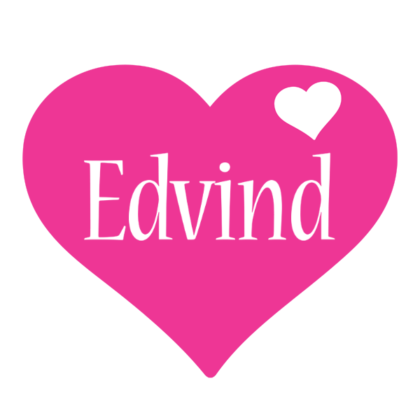 Edvind love-heart logo