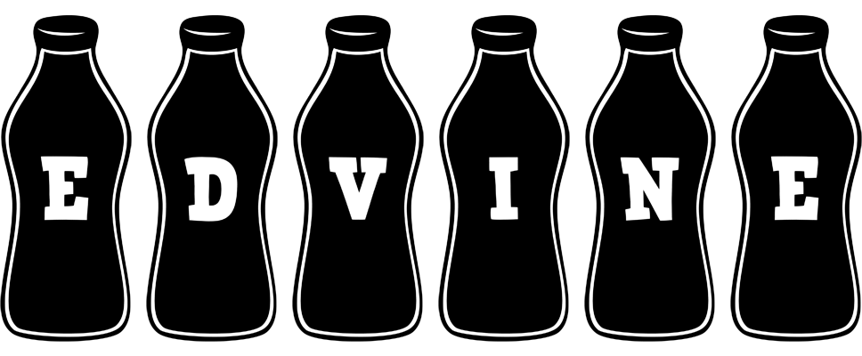 Edvine bottle logo