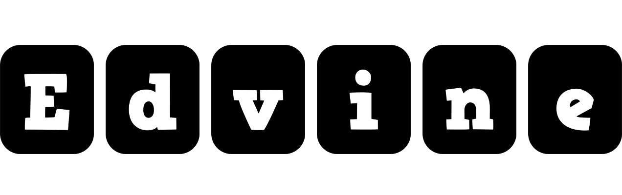 Edvine box logo