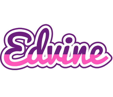 Edvine cheerful logo