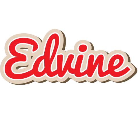Edvine chocolate logo