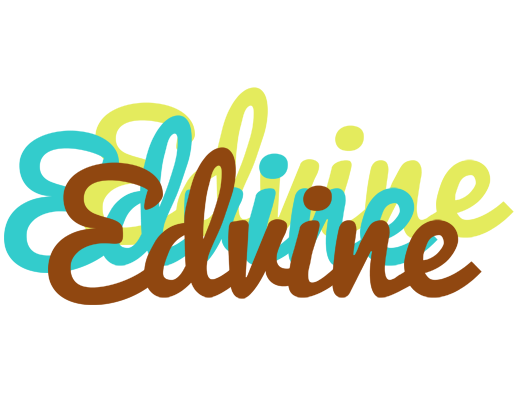Edvine cupcake logo