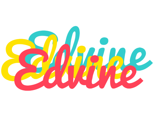 Edvine disco logo