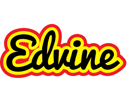 Edvine flaming logo