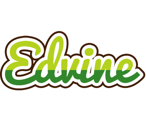 Edvine golfing logo