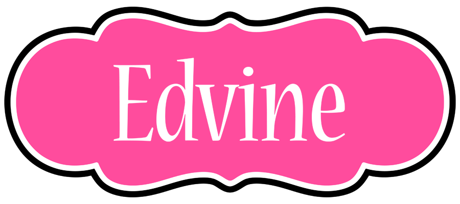 Edvine invitation logo