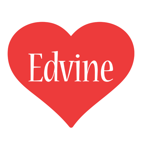 Edvine love logo