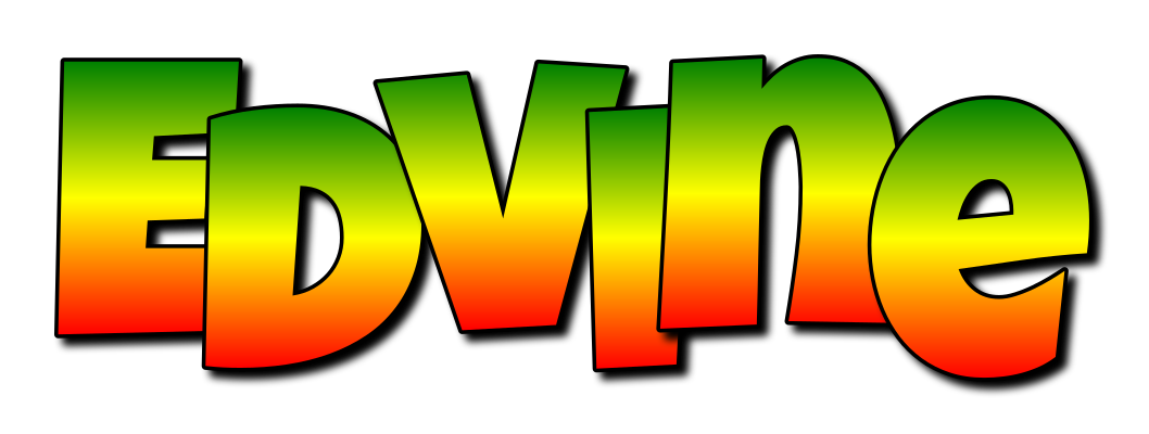 Edvine mango logo