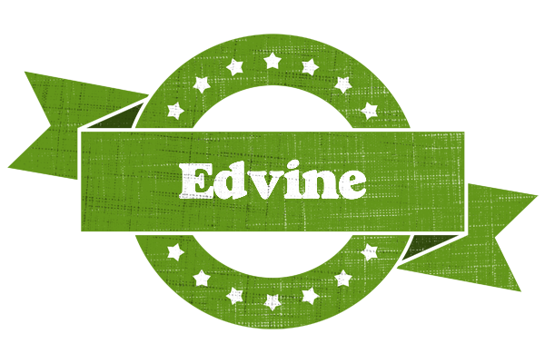 Edvine natural logo