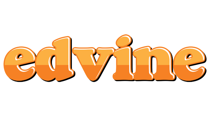 Edvine orange logo