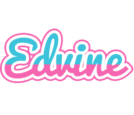 Edvine woman logo