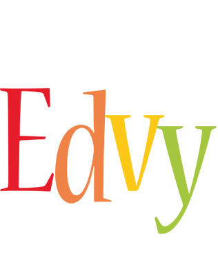 Edvy birthday logo