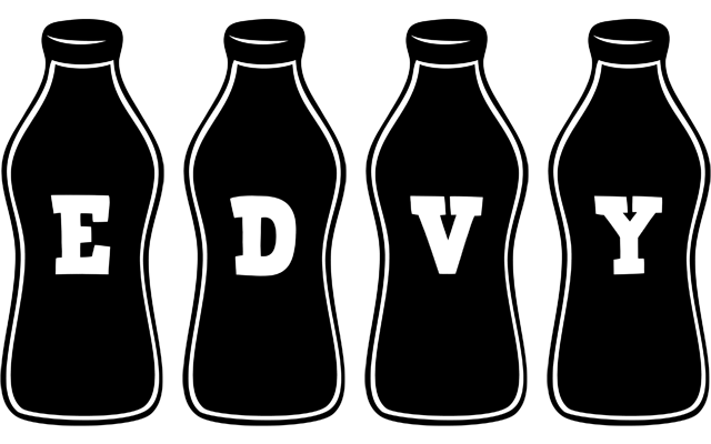 Edvy bottle logo
