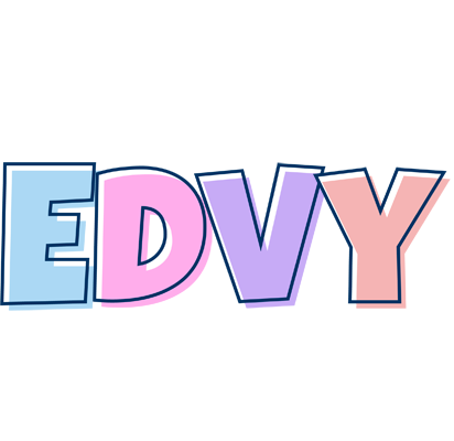 Edvy pastel logo