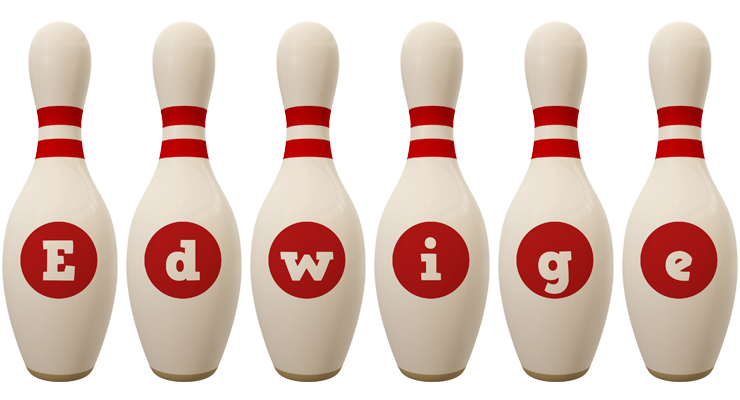 Edwige bowling-pin logo