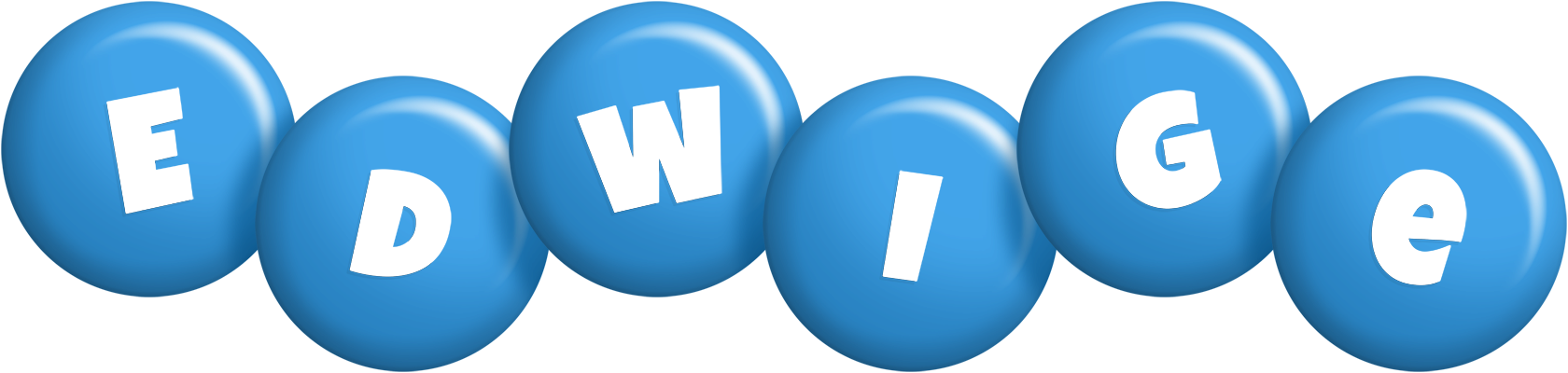 Edwige candy-blue logo