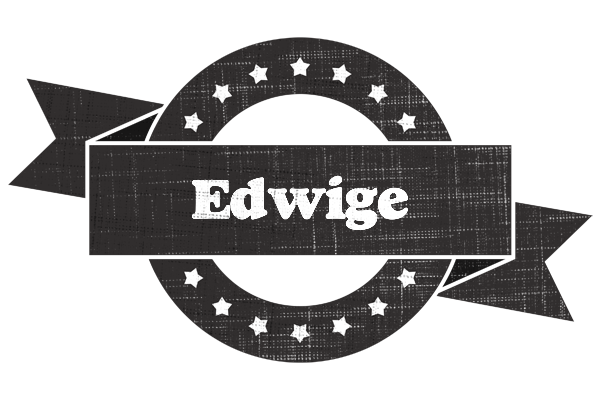 Edwige grunge logo