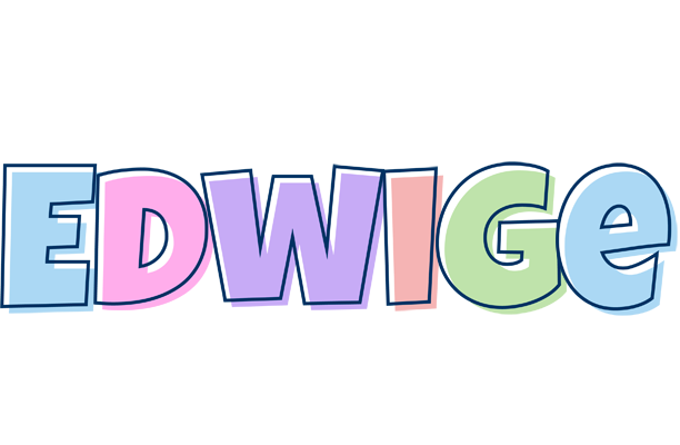 Edwige pastel logo