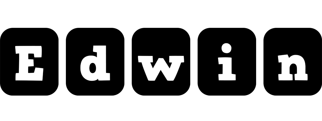 Edwin box logo