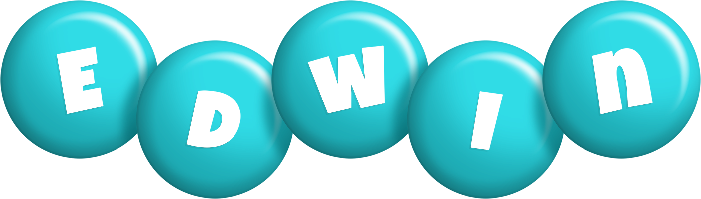 Edwin candy-azur logo