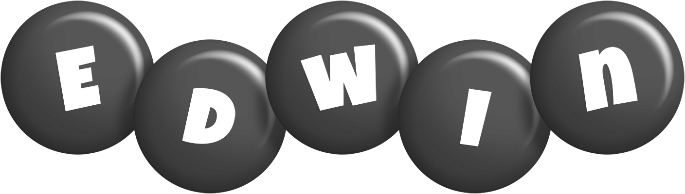 Edwin candy-black logo