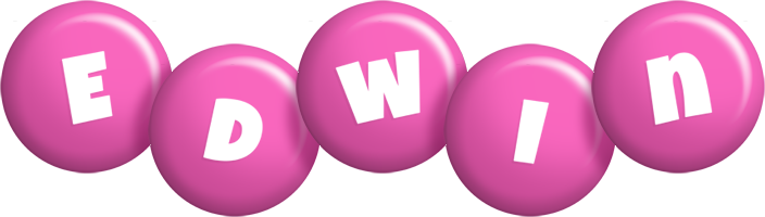 Edwin candy-pink logo