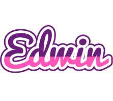 Edwin cheerful logo