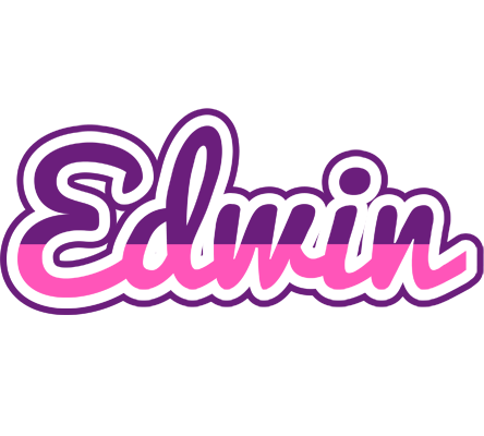 Edwin cheerful logo